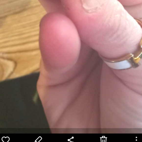 COPY - Hermès Hermès Enamel White And 18k Gold Ring - Picture 1 of 1